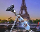 Handmade Pinecone   Resin Shaving Razor See Video 1050