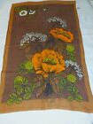 Lot 5 Vtg Tea Towels Kitchen Designs Fruit Floral Linen   Cotton Vgc