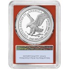 2025-w Proof  1 American Silver Eagle Pcgs Pr69dcam Fs Flag Label Red Frame