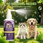 No-brushing Pet Oral Care Spray  Dental Breath Freshener For Dogs   Cats