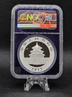 2013 China Silver Panda 10 Yuan 1 Oz  999 Silver Ngc Ms69 10 Yuan Coin