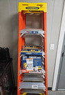 6 Ft  Fiberglass Step Ladder With 300 Lbs  Load Capacity Type Ia Duty Rating