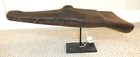 Sepik River Papua New Guinea Carved Canoe Prow  18 Inch On Metal Stand