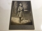 Antique Cabinet Card Photo Pretty Young Woman Girl Bessie Bemont Hartford Conn