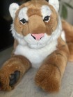 Rare Fao Bengal Tiger Black Paw Pads Pink Nose Plush Limited Edition Trades Ok