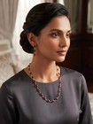 Indian Bollywood Ad Cz Necklace Set For Girls Women Party Wear