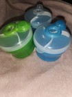 Set Of 3 Munchkin Brand - Infant Formula Dispenser - 1 Green 2 Blue See 