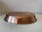 Copper Mold With Brass Handle Fruit Basket Design - Made In Korea