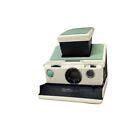 Modified Polaroid Sx-70 Instant Camera  i-type Film W  Power Back   Mint Green