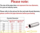 3 Stage Exhaust Tip Header 1  Npt For Minibike gokarts  Predator 301 420 459cc