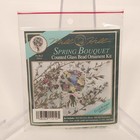 Vtg Mill Hill Counted Glass Bead Ornament Stitch Kits Bouquet Blue Bird Apple