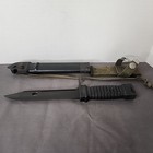 German Bayonet Eickhorn Kcb 77 M1-le  Black Fixed Blade Knife