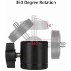 Hot Shoe 1 4 Tripod Mount Ball Head Adapter With Lock For Dslr Led Flash