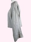 Nwt Womens Adidas Essentials 3-stripes Fleece Quarter Zip Sweatshirt Xl