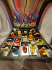 Custom Wood Box 21 Assorted Collection Of Vintage Mini    Perfume Splash Bottles