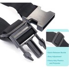 Luggage Straps For Suitcases Tsa Approved 2 Pack Black Adjustable Belt Travel