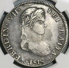1818-zs Ngc Vf 25 Mexico 8 Reales War Zacatecas Ferdinand Vii Pq Coin  21072502c