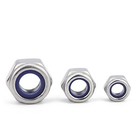 Stainless Steel Nylock Nylon Insert Hex Lock Nuts  A2   18-8 Din 985 Metric