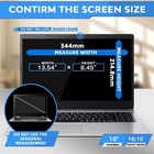 16 Inch Laptop Privacy Screen Filter For 16 10 Widescreen Display 13 54 x8 45   