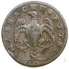 1788 8-c R-3 Period After Massachusetts Cent Colonial Copper Coin