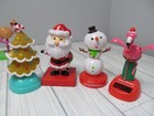 Solar Powered Dancing Toy Figures Thanksgiving Christmas Halloween Easter Lot R4