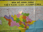 Large Paper Map Of Vietnam  Laos    Cambodia - Vn Government Publication 2004