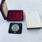 1971 Canada  1 British Columbia Silver Dollar Killer Rainbow Toning W  Case  9