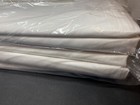 Lot Of Five Full Size White Hotel Flat Sheets T-200 Cotton Polyester