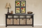 Wildflower Botanical Prints Wall Art Set Of 4 Beautiful Antique Vintage Unframed