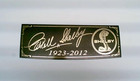 Authentic Carroll Shelby Signature  Brass Plaque Made In The Usa 