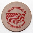 1976 U s  Bicentennial Lehigh Valley Bethlehem Coin Clubs Wooden Nickel Token
