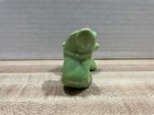 Vintage Green Elf gnome pixie Figurine Ceramic