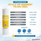 5 Micron Sediment Water Filter 10  X 2 5     50 Pack
