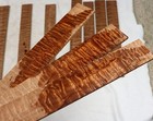 Best Figure Quilted Sapele Guitar Fingerboard Blank Fretboard 2 5x19 5  Sf23