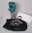 Summer Infant Pop    n Sit Portable Booster Chair Seat Indoor Outdoor Teal Baby