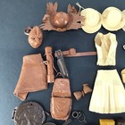 Vintage Lot Of Marx Johnny jane West   Tonto Figure Playset Accessories