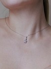 Rhodium Plated 925 Sterling Silver Clear Multi Color Cz Turtle Pendant Necklace