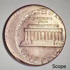 1988 Mint Error Struck 15  Off Center Lincoln Gem Bu Toning  le88m