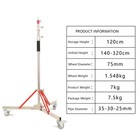 Us  320cm Studio Heavy Duty Light Stand With Wheels For Ad400pro Ad600pro M600d