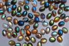150 Ct Wholesale Lot Natural Multi Fire Labradorite 7x9  Mm Oval Cabochon