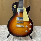 Custom Electric Guitar Lp Brown Flame Maple Top Chrome Hardware Hot Sale
