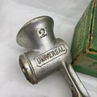 Vintage Universal Food And Meat Chopper No 2 Grinder Original Box W  Attachments