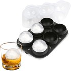 Elegant Ice Ball Maker     6 Perfect Spheres For Cocktails   Whiskey Lovers