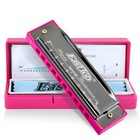 Easttop 2-pack 10hole Blues Harp Diatonic Harmonica Set Key Of C Mouth Organ Lot