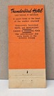 Vintage Matchbook Cover Thunderbird Hotel Las Vegas Nevada Nv Hotel Casino 50s