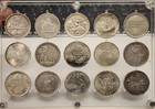 Lot Of  15  90    Commemorative Silver Half Dollars In Display Case High End 