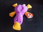 Ty Patti The Platypus Beanie Baby Pvc Pellets W  Tag And Errors 1993 Rare