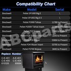 5-speed Digital Circuit Control Board For Breckwell Pellet Stove A-e-401 C-e-401