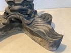Japanese Vintage Onigawara Tile Temple Roof Ornament Authentic Charm