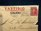 Scarce Early 1908 Fastidio Cigars Advertising Cover H  Bier   Co  Postmarked